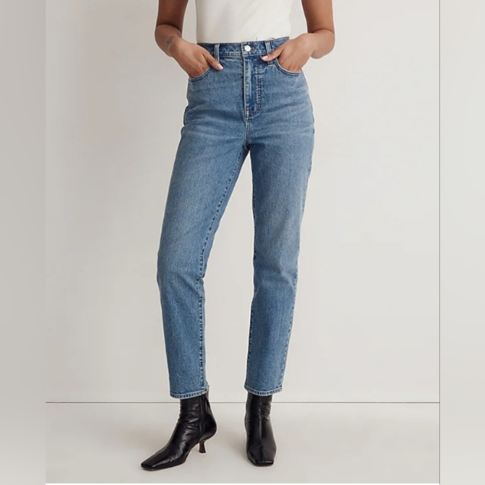 MADEWELL The Mom Jean in Basley Wash Size 27